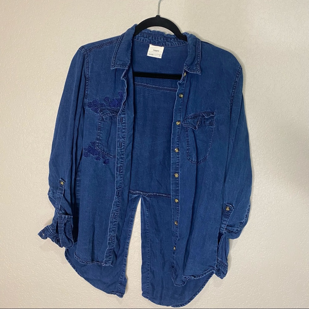Francesca’s Harper Jean Shirt